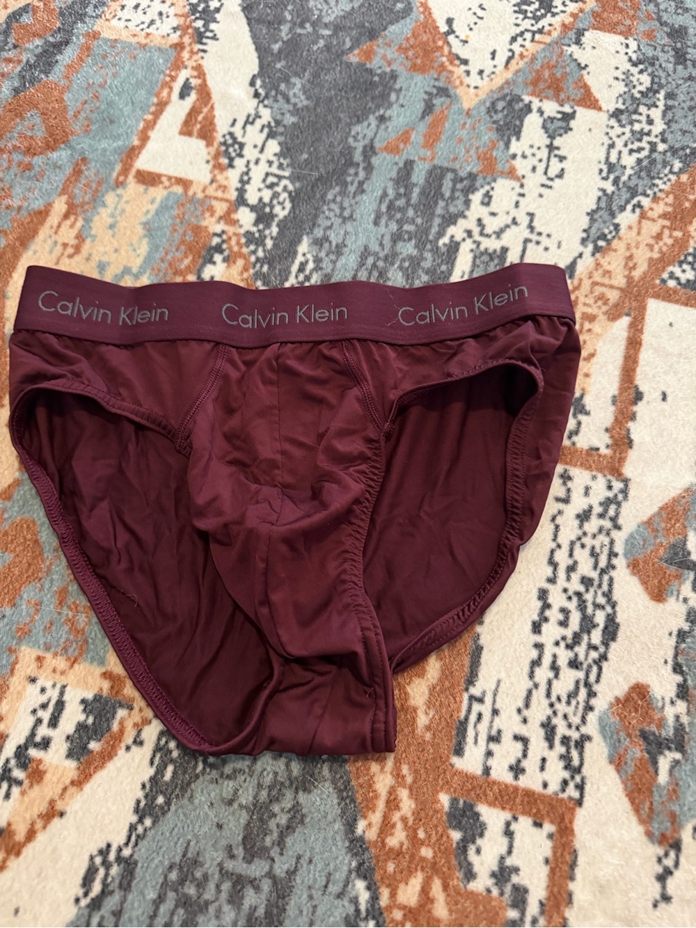 Calvin Klein Men's Briefs in Wine